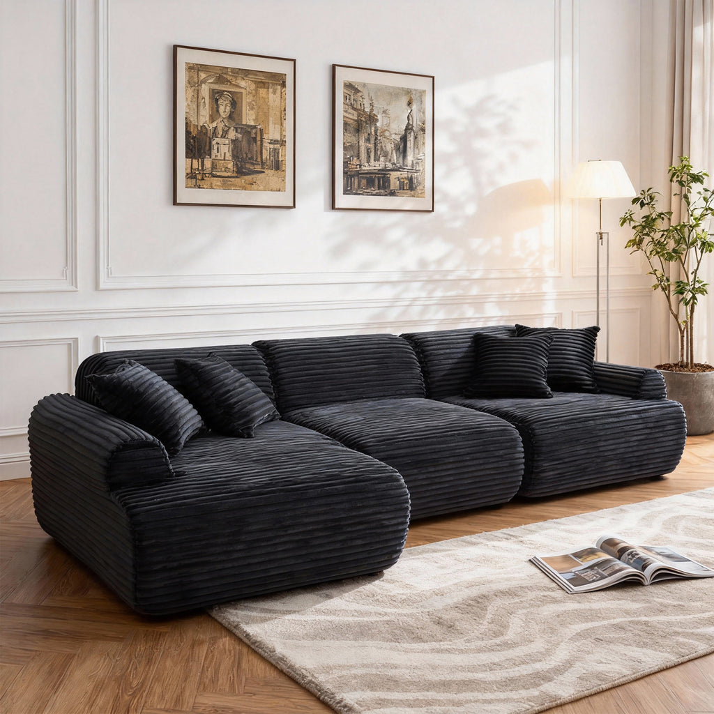 105'' Modular Sectional boneless sofa